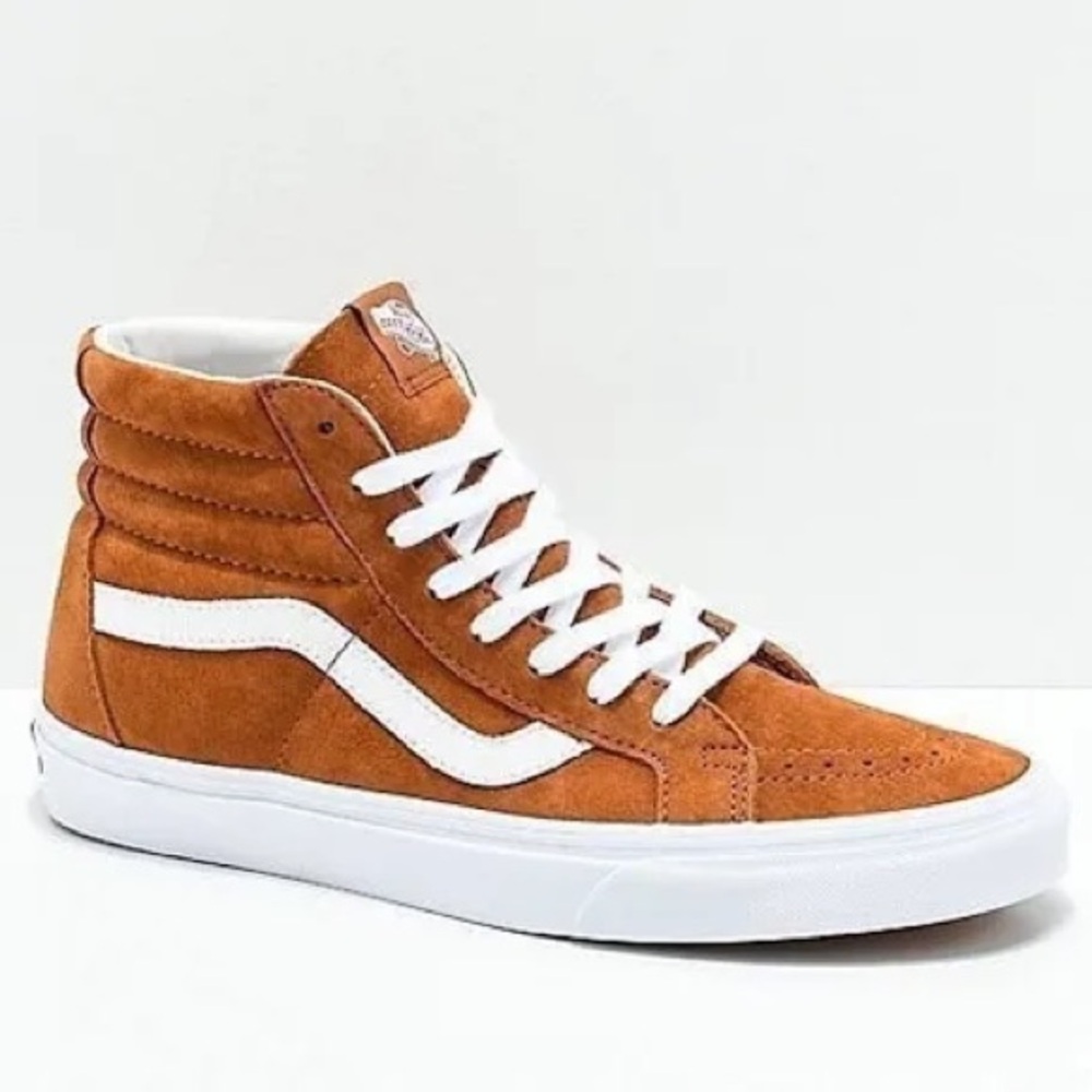 VANS Unisex M8/W9.5 LeatherPIG SUEDE/FLEECE  High Tops Shoes